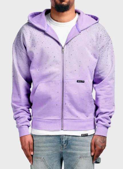 Nvlty Vintage Flooded VVS Zip Hoodie Purple (1)