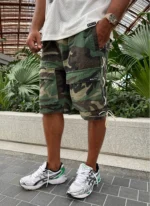Nvlty Vintage Lace Cargo Shorts Camo (9)