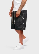 Nvlty Vintage Nylon Snapper Shorts Black (7)