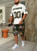Nvlty Vintage Patch Cargo Shorts Camo (6)