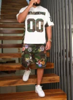 Nvlty Vintage Patch Cargo Shorts Camo (8)