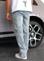 Nvlty Vintage Pleat Jeans Blue (4)