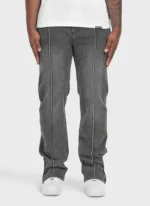 Nvlty Vintage Pleat Jeans Grey (1)