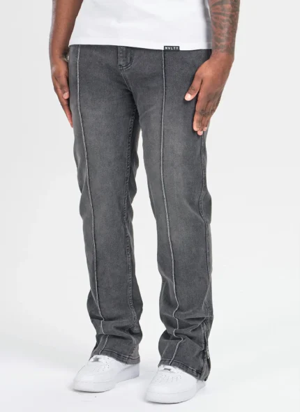 Nvlty Vintage Pleat Jeans Grey (10)