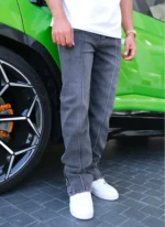 Nvlty Vintage Pleat Jeans Grey (2)
