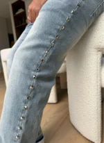 Nvlty Vintage Pyramid Studded Jeans Blue (8)