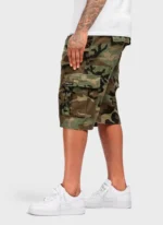 Nvlty Vintage Repaired Cargo Shorts Camo (6)