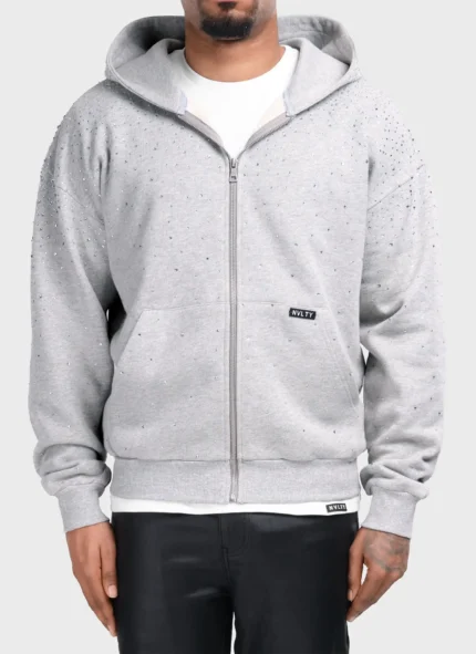 Nvlty Vintage VVS Zip Hoodie Grey (7)