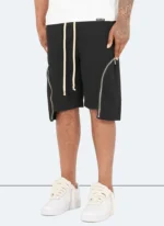 Nvlty Vintage Zipper Cargo Shorts Black (6)