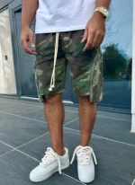 Nvlty Vintage Zipper Cargo Shorts Camo (2)