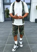 Nvlty Vintage Zipper Cargo Shorts Camo (3)