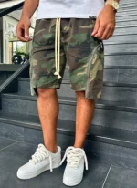 Nvlty Vintage Zipper Cargo Shorts Camo (4)