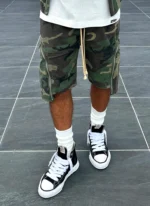 Nvlty Vintage Zipper Cargo Shorts Camo (5)